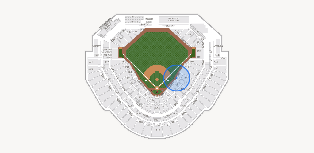 Chase Field Seating Chart
