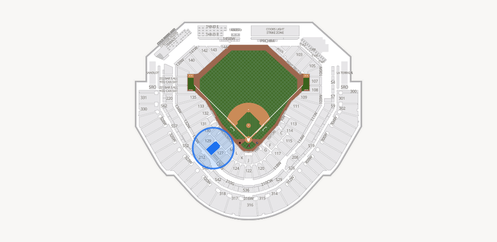 Chase Field Seating Chart
