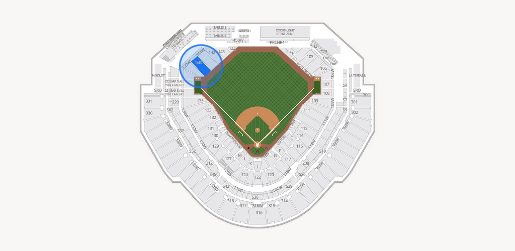Chase Field Seating Chart