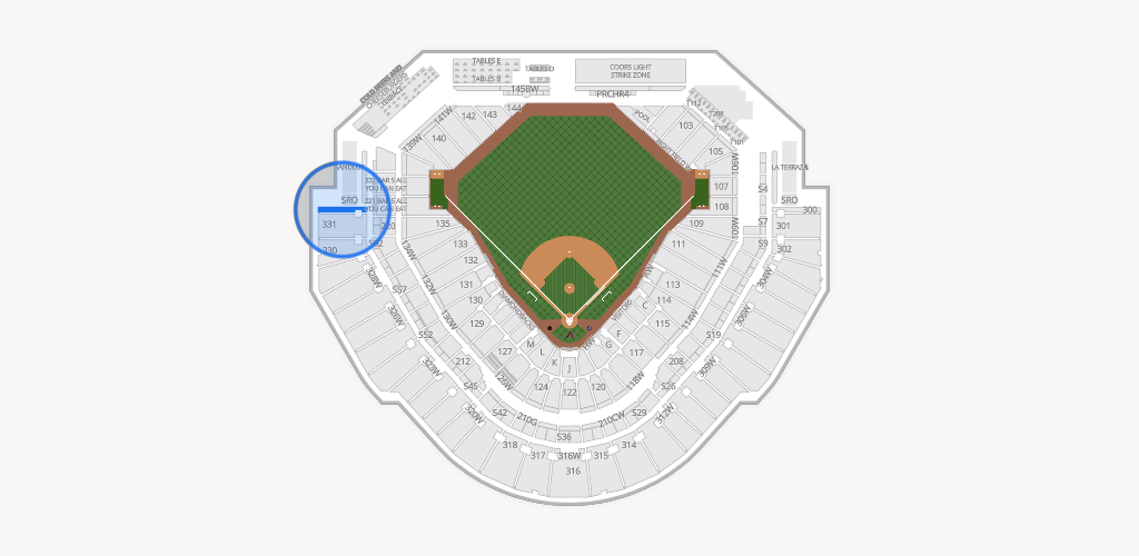 Chase Field Seating Chart