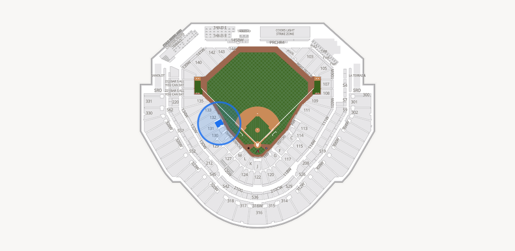 Chase Field Seating Chart