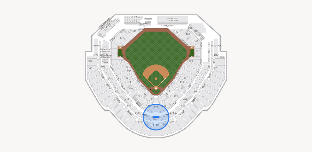 Chase Field Seating Chart