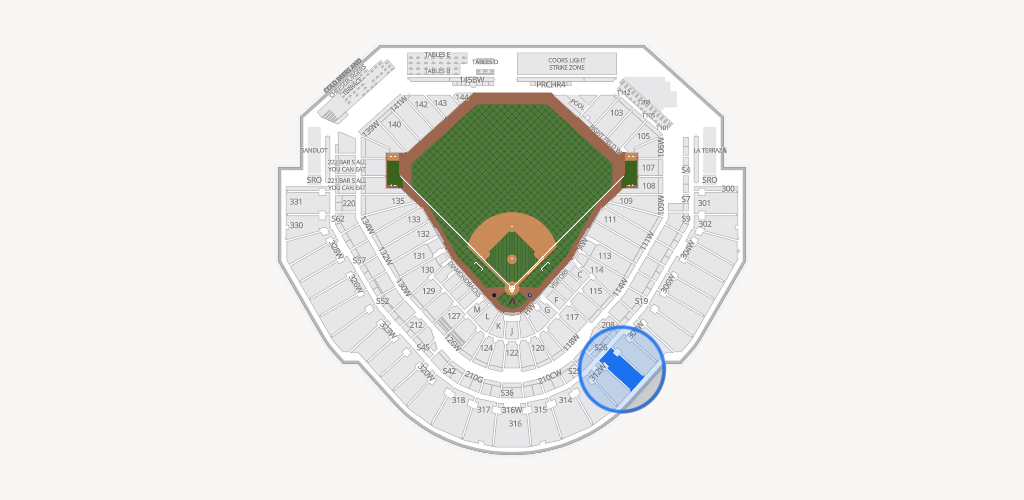 Chase Field Seating Chart