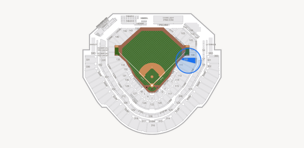 Chase Field Seating Chart