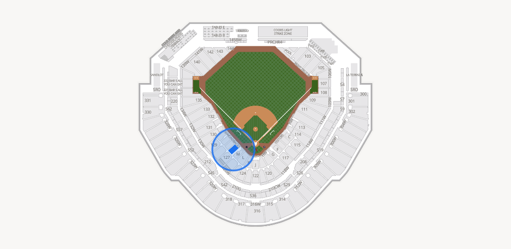 Chase Field Seating Chart