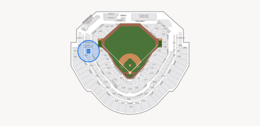 Chase Field Seating Chart