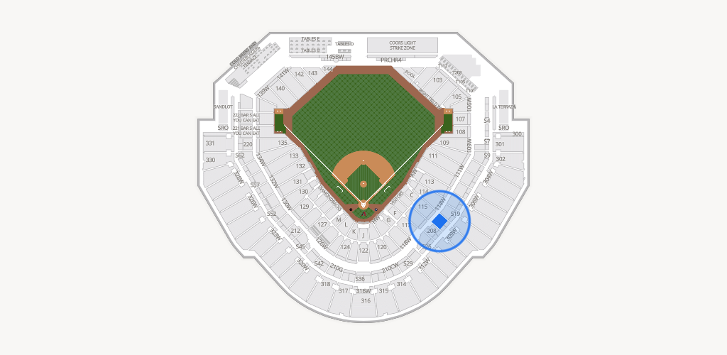 Chase Field Seating Chart