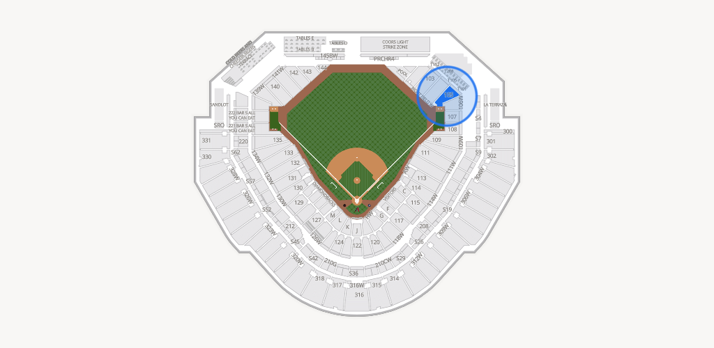 Chase Field Seating Chart