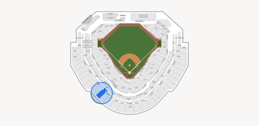 Chase Field Seating Chart