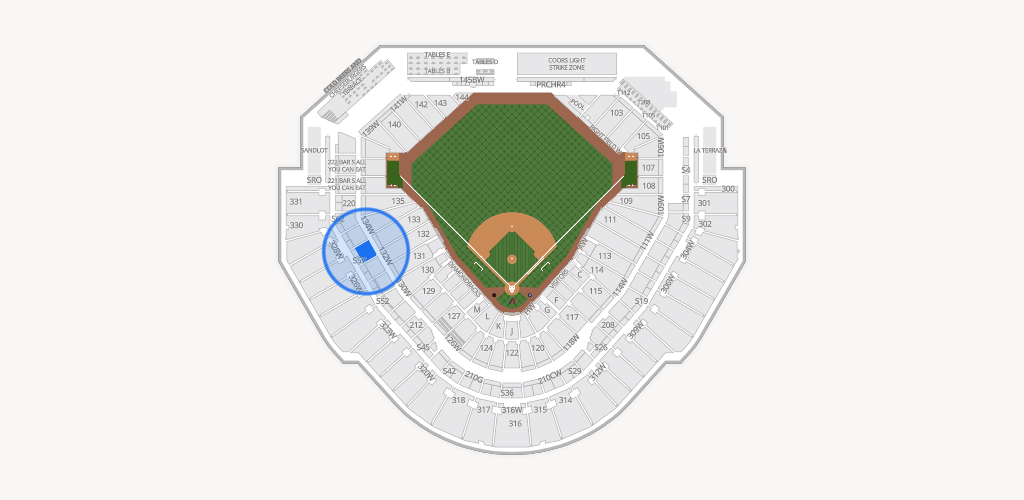 Chase Field Seating Chart