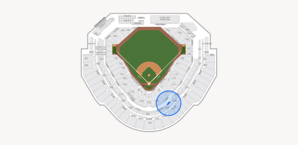 Chase Field Seating Chart