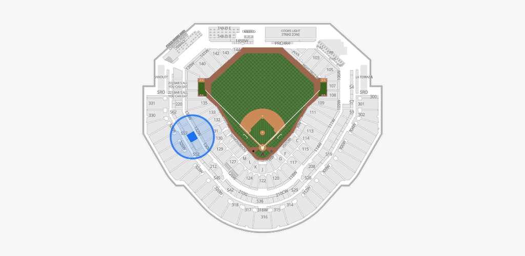 Chase Field Seating Chart
