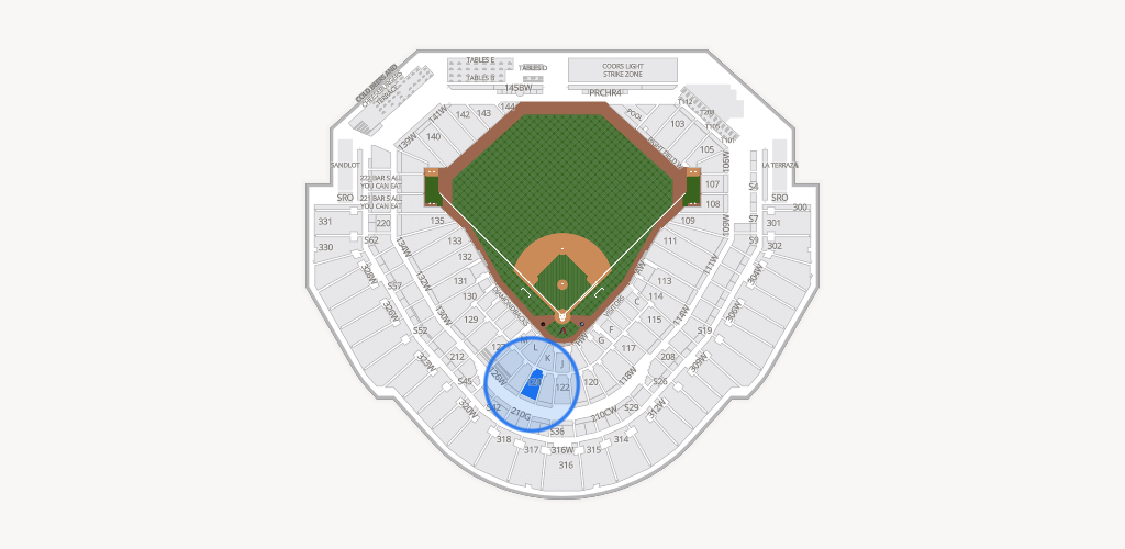 Chase Field Seating Chart