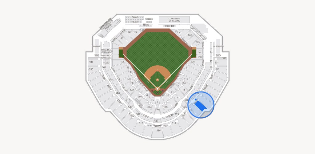 Chase Field Seating Chart