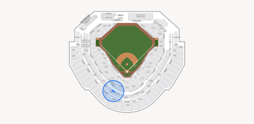 Chase Field Seating Chart