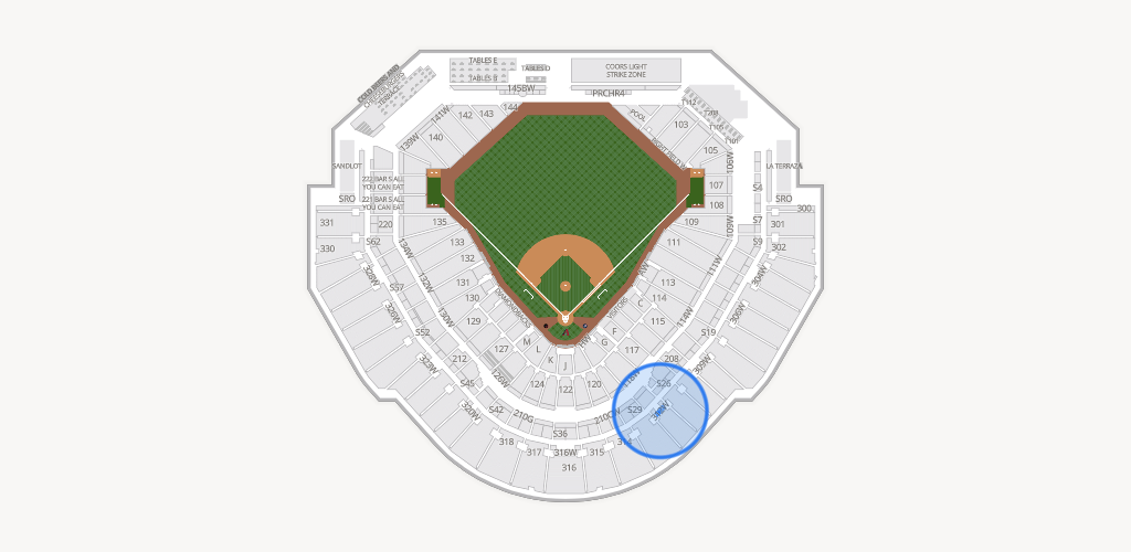 Chase Field Seating Chart