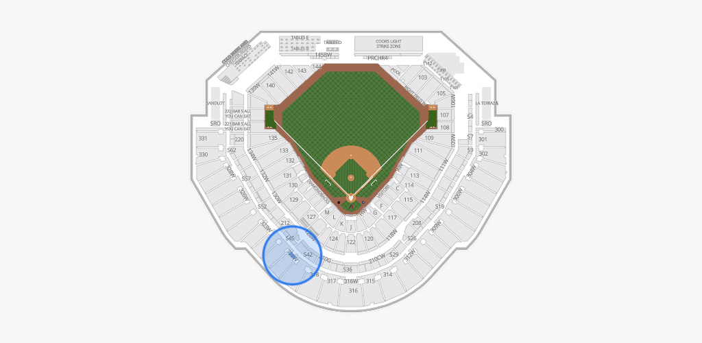 Chase Field Seating Chart