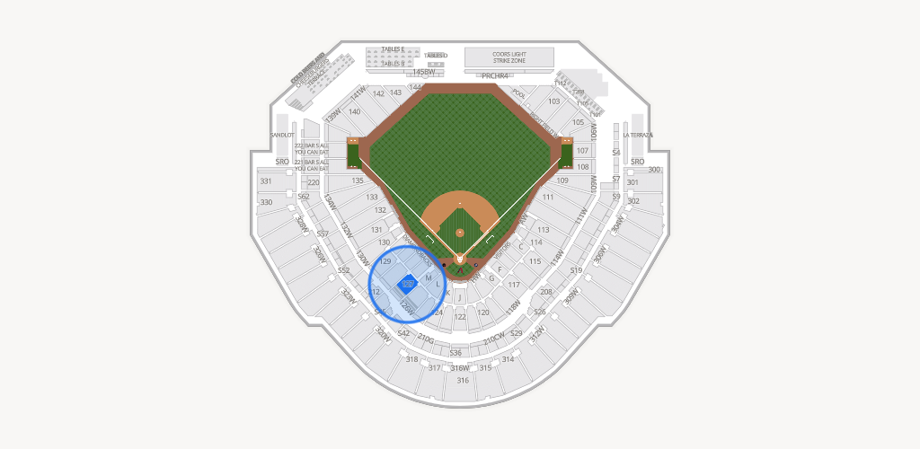 Chase Field Seating Chart