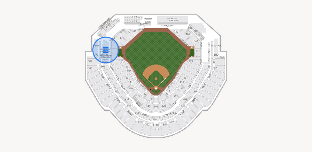Chase Field Seating Chart