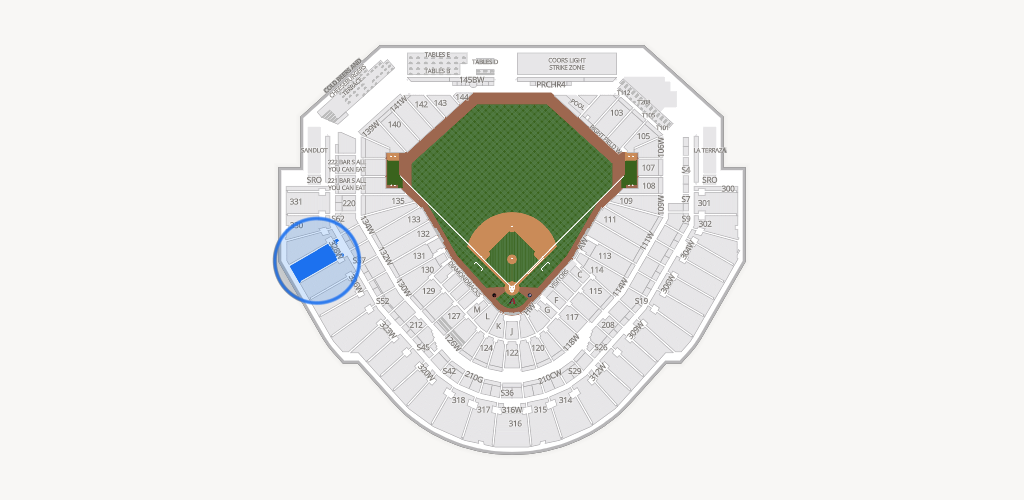 Chase Field Seating Chart