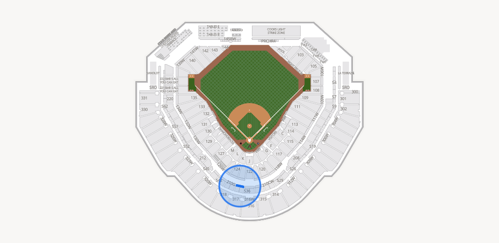 Chase Field Seating Chart