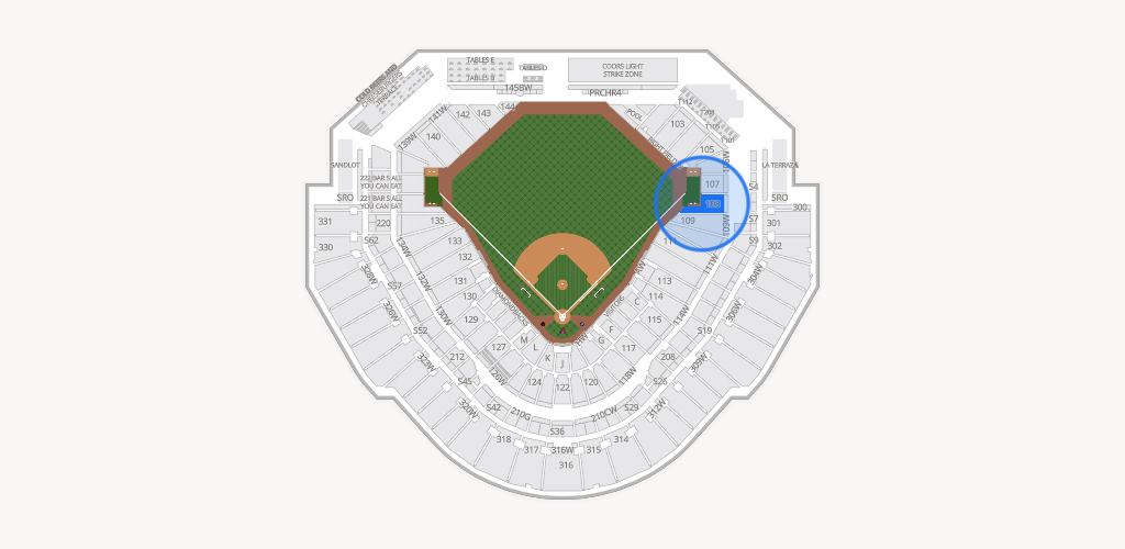 Chase Field Seating Chart