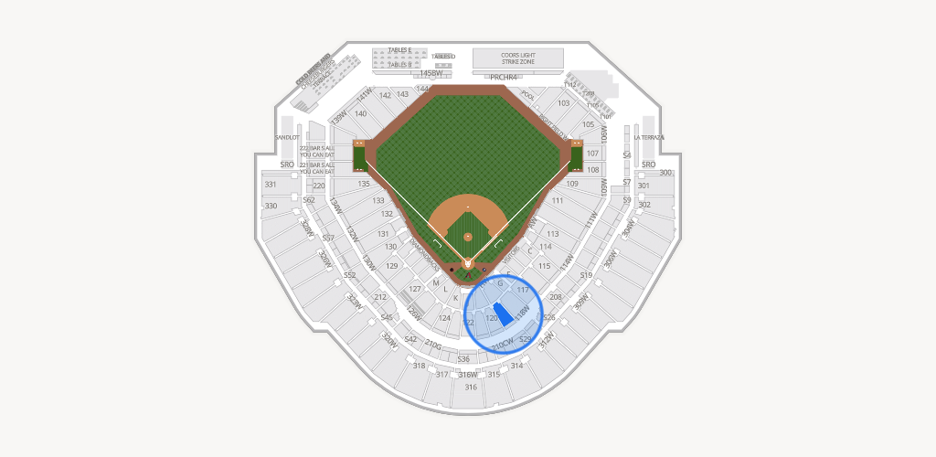 Chase Field Seating Chart