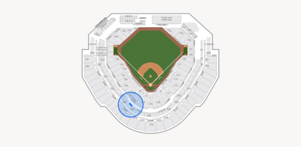 Chase Field Seating Chart