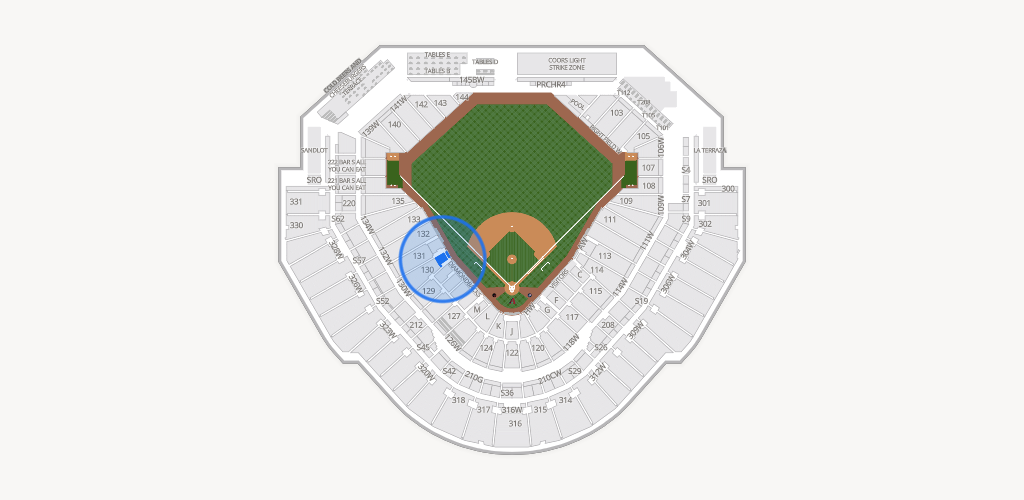 Chase Field Seating Chart