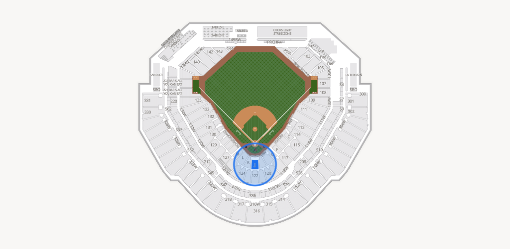 Chase Field Seating Chart