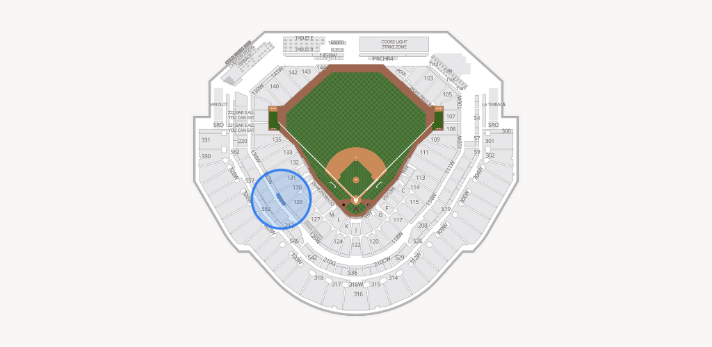 Chase Field Seating Chart