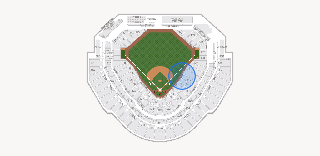 Chase Field Seating Chart
