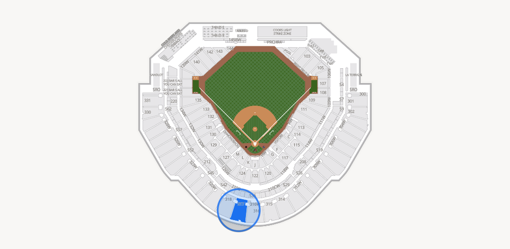 Chase Field Seating Chart
