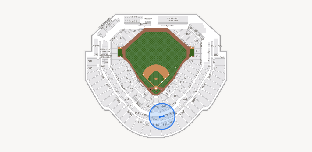 Chase Field Seating Chart