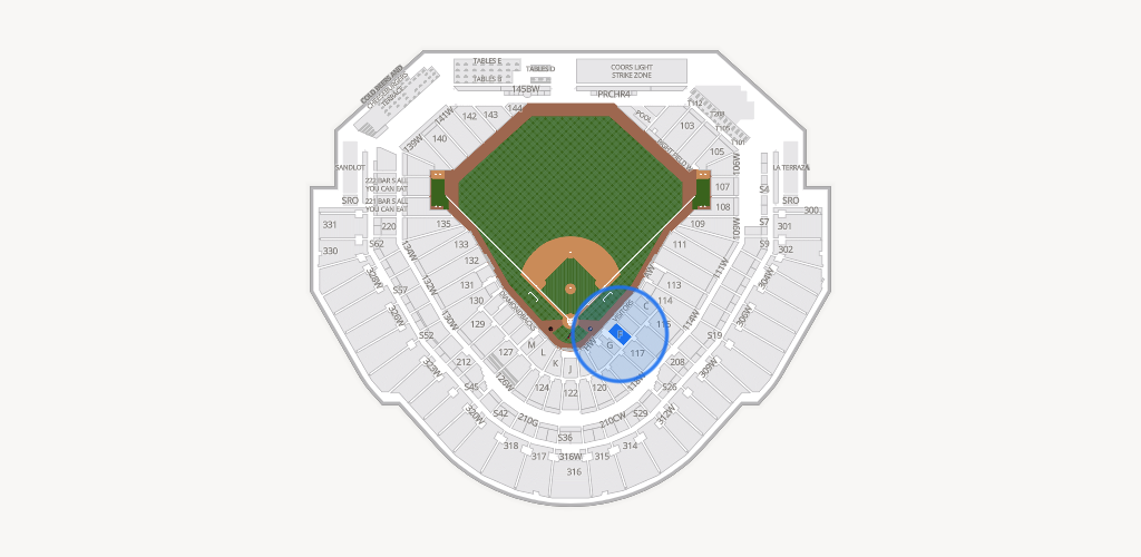 Chase Field Seating Chart