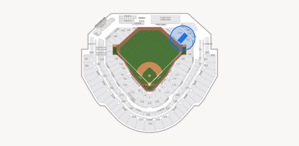Chase Field Seating Chart