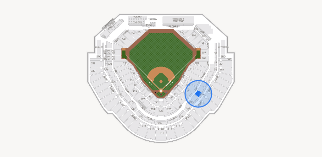 Chase Field Seating Chart