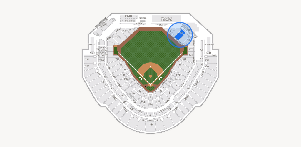 Chase Field Seating Chart