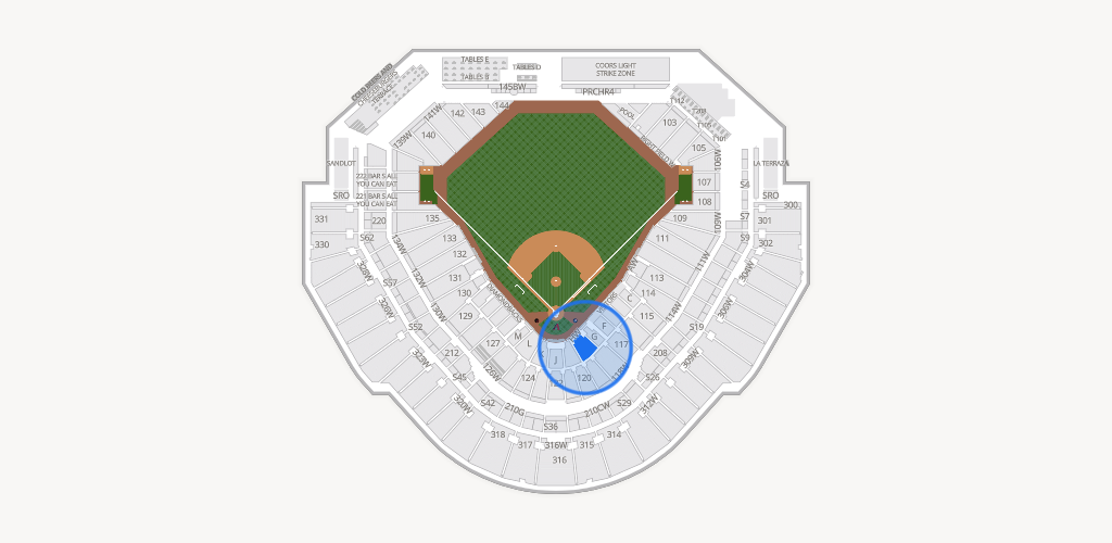 Chase Field Seating Chart