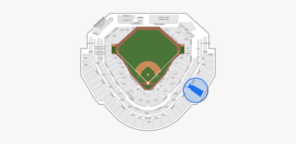 Chase Field Seating Chart