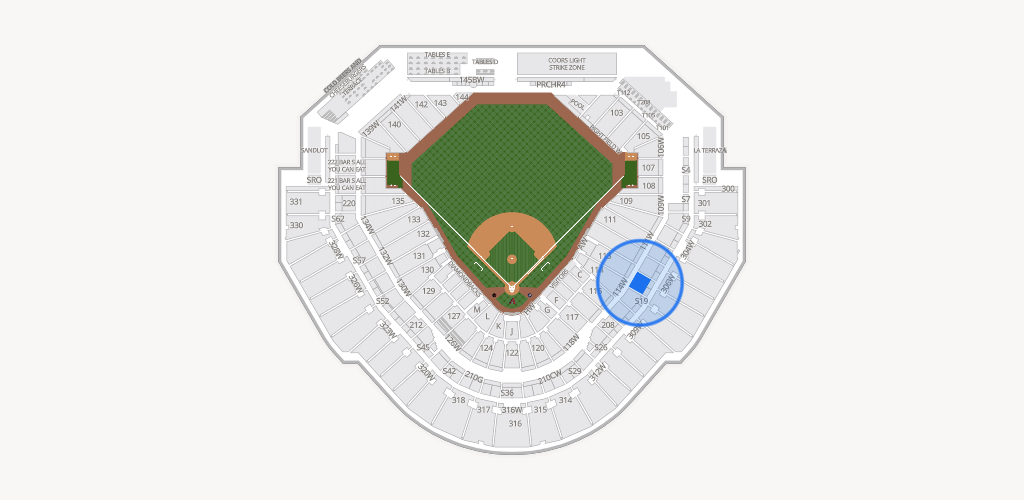 Chase Field Seating Chart