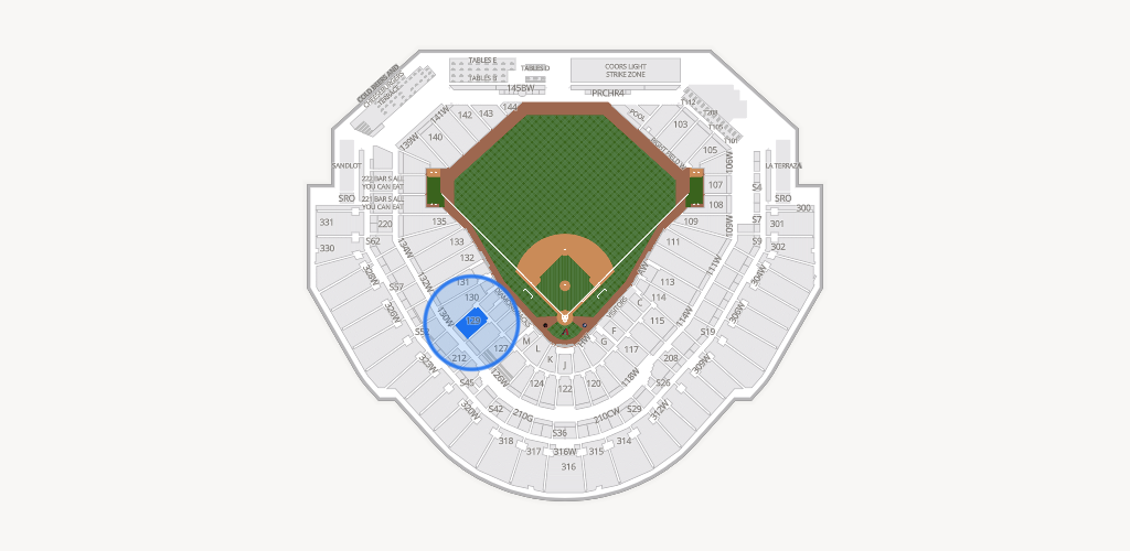 Chase Field Seating Chart