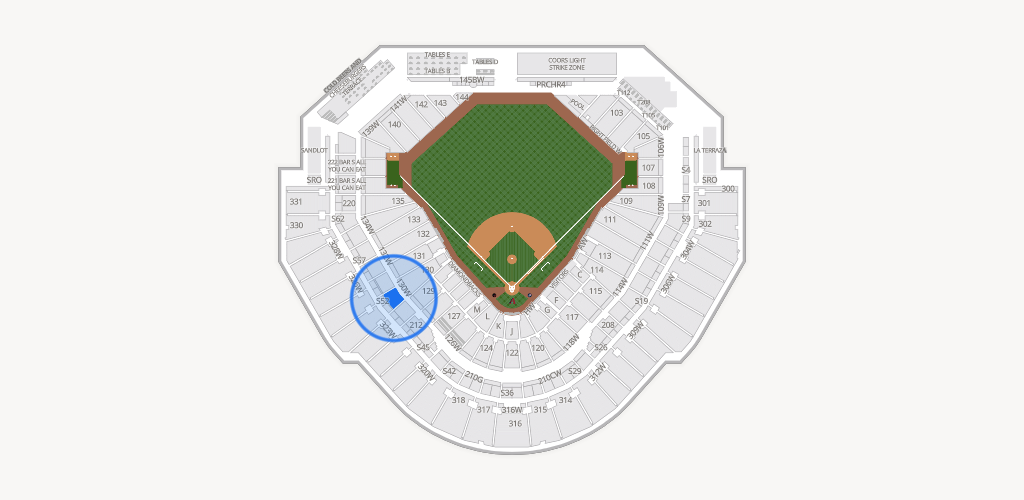 Chase Field Seating Chart