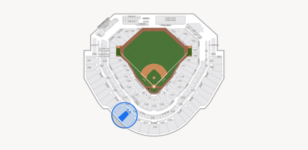 Chase Field Seating Chart