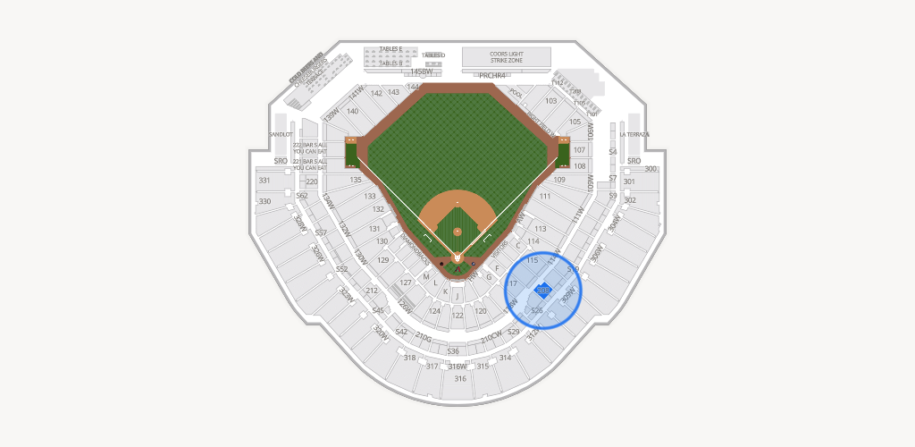 Chase Field Seating Chart