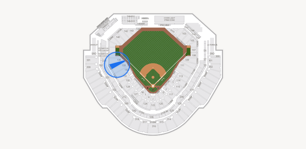 Chase Field Seating Chart