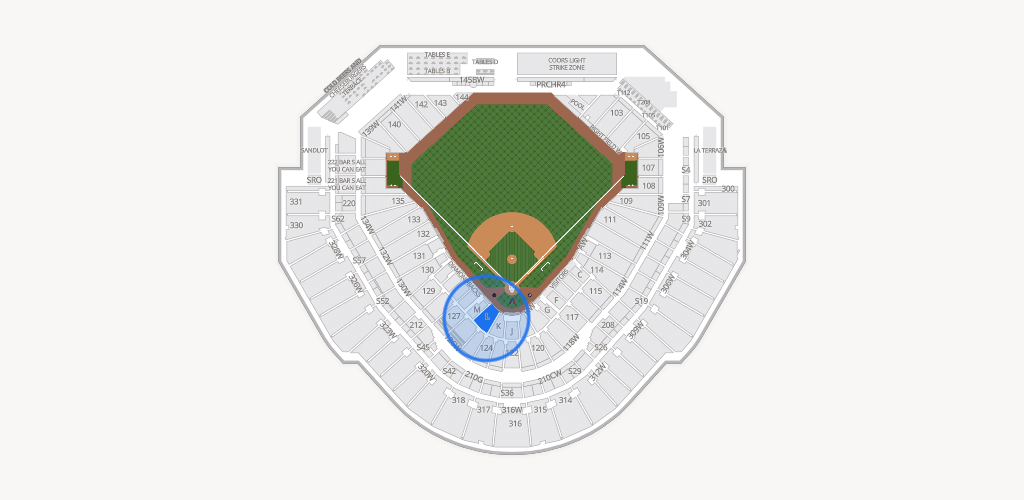 Chase Field Seating Chart