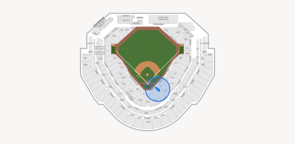 Chase Field Seating Chart