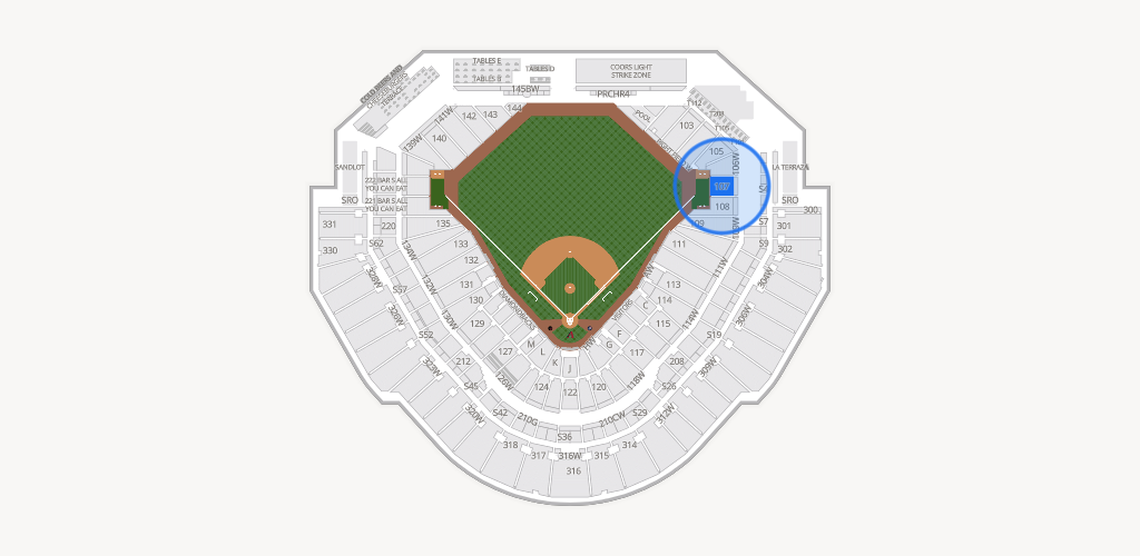 Chase Field Seating Chart