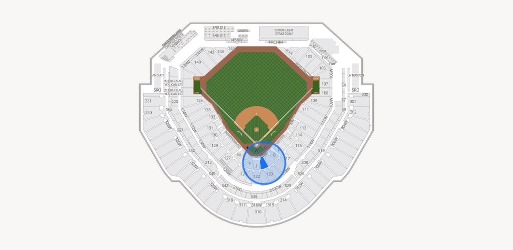 Chase Field Seating Chart